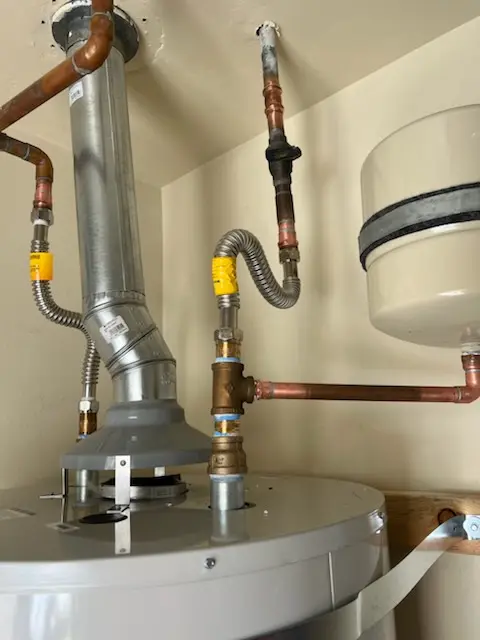 Water heater installation and plumbing repair in Eloise